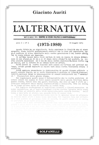 L'ALTERNATIVA (1973-1980)