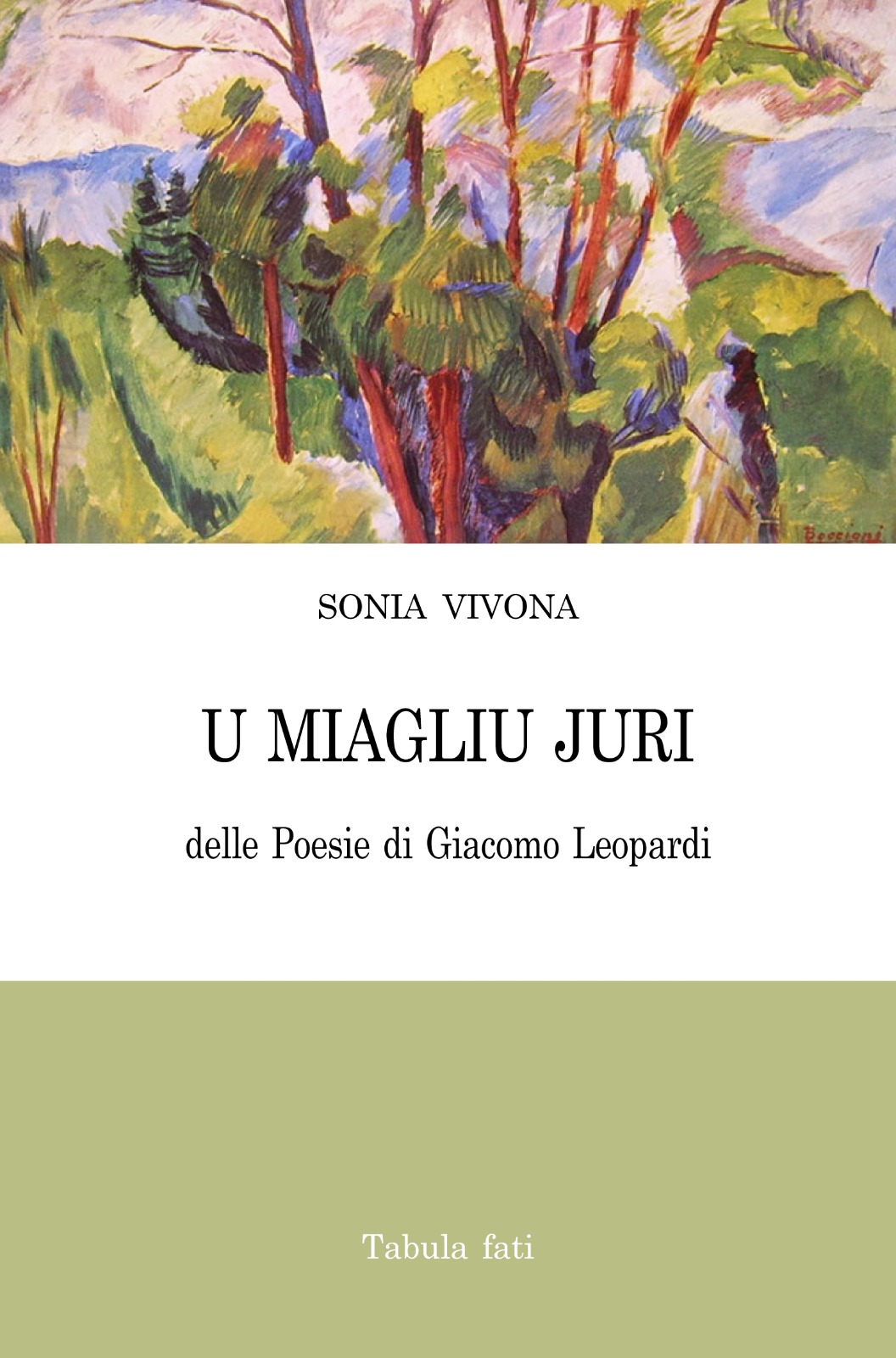 U MIAGLIU JURI delle Poesie di Giacomo Leopardi