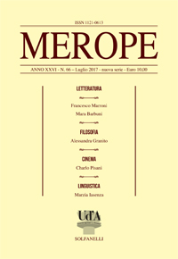 Merope n. 66 LETTERATURA